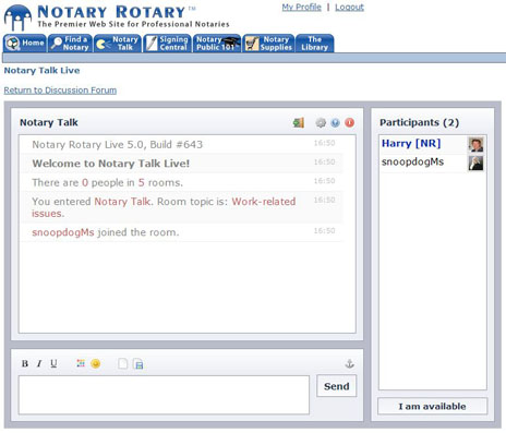 Notary Talk Live Sample Image
