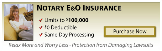 Buy Notary E&O Insurance