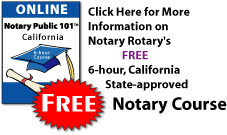 Free California Notary Course