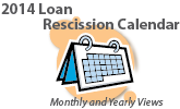 2014 Rescission Calendar