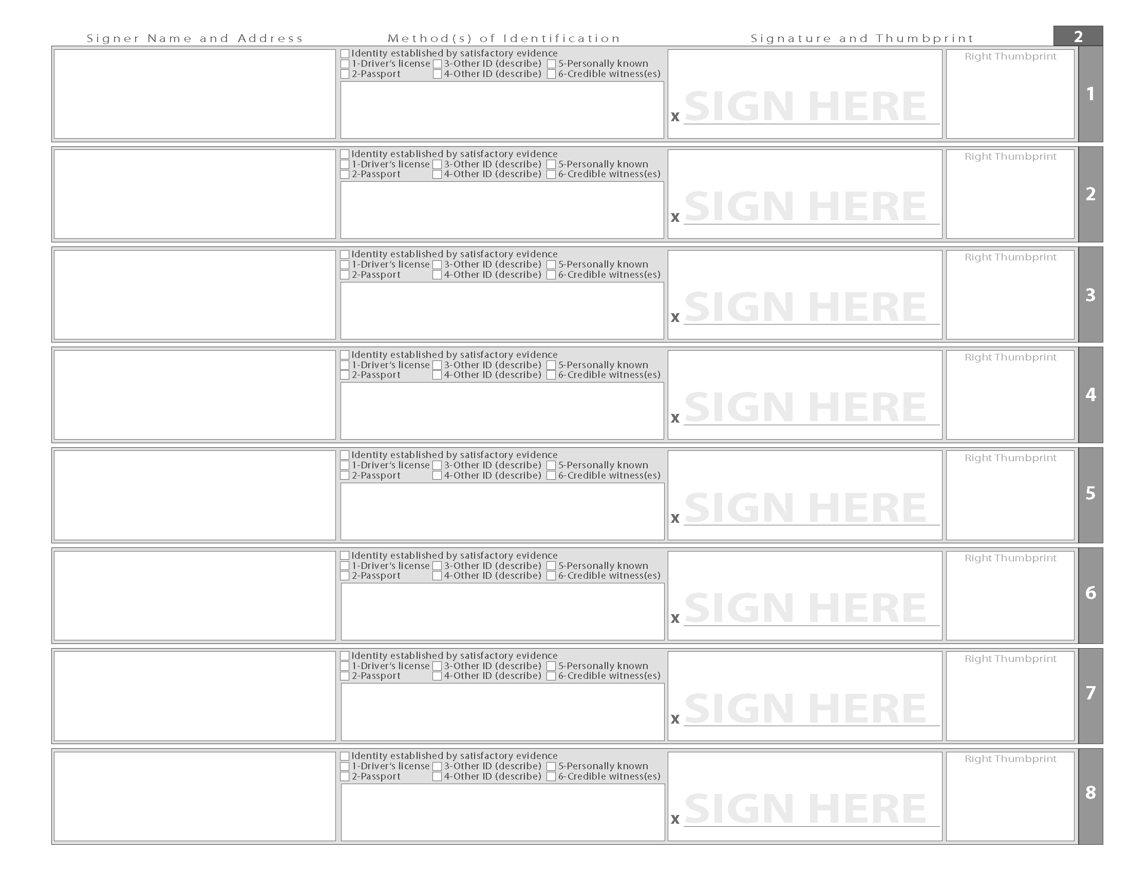 Ny Notary Journal Template