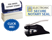 Stingray Notary Stamps and Ideal Notary Seals