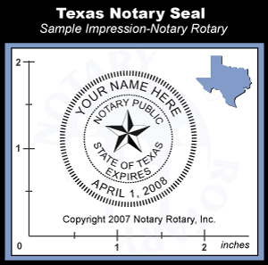 Texas Notary Seal Embosser