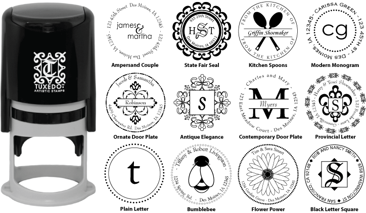 Tuxedo Self-inking Artistic Stamp. This product has multiple versions. Please select one using the Choose a Version box.