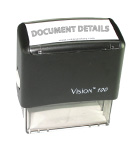 Vision Document Details Self-inking Stamp