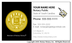 Notary Business Card