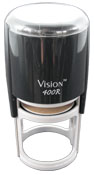 Vision 400R Round Self-inking Seal Stamp. This product has multiple versions. Please select one using the Choose a Version box.